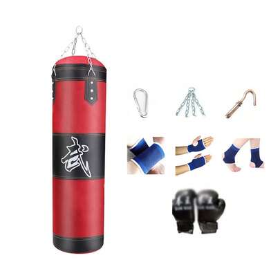 Sacos de arena de boxeo colgantes