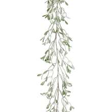 6ft Artificial Mistletoe Garland With Frosted Effect - 1PC - View 2