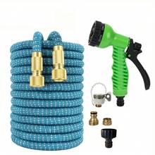 25ft-150ft Expandable Magic Hose, High-Pressure Car Wash, Water Spraying Functions, Water Gun, Home Garden Watering Hose Garden Hose - A - View 11