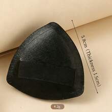 扁平头化妆调色盘、便携式黑色化妆海绵、不锈钢调色盘、面膜刷、化妆工具套装 - 黑色 - 查看 4