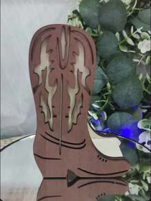 1pc Western Cowboy Boot Shaped Paper Towel Holder - Vintage Cowboy Style, Suitable For Desktop/Dining Room Decor, American Country Atmosphere, Home Organization Enthusiasts - View 7