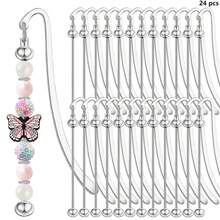 3/6/8/10/12/24pcs Beaded Bookmarks - DIY Bookmarks Metal Bookmarks, Exquisite Beaded Bookmark Tassels, Suitable As Gifts For Book Lovers, Students, Teachers, Friends And Family - Beaded Bookmark - View 9