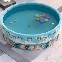 Foldable Non-Inflatable Outdoor Swimming Pool, Convenient For Storage, Easy To Set Up Outdoor Pool For Summer, Suitable For Water Parties, Backyard/Garden/Lawn Summer Leisure Activities - A - View 11