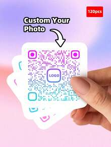 1~120 Etiquetas personalizadas - Pegatinas cuadradas, se puede imprimir cualquier diseño, imagen, logotipo, texto, código QR, resistente al agua, material de PVC, efecto holográfico, regalos, etiquetas de agradecimiento personalizadas, regalo único ideal para amigos, hijo, hija, pegatinas de Navidad, pegatinas del Día de la Independencia, pegatinas de Acción de Gracias, pegatinas holográficas, pegatinas de Pascua - Multicolor - Ver 33