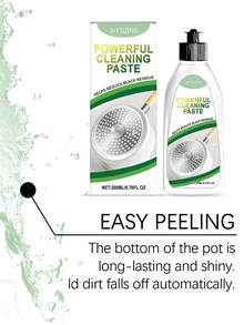 Jaysuing Pot Bottom Cleaning Paste, Removes Stubborn Burnt Stains, Brightens Cookware, Dissolves Heavy Grease, Household Item - Liquid - View 3