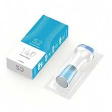 Derma Stamp S2-140Pins-0.25mm Adjustable Microneedle Beauty Tool - Manual Non-Electric Light Beige Care Roller For Face, Scalp, Beard & Body Massage, Portable Handheld Design - Kim S2-140 - Xem 9