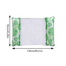 1/2pcs Inflatable Floating Bed, Foldable Maple Leaf Floating Mat, Swimming Pool Hammock, Inflatable Floating Lounger, Swimming Accessories, Water Relaxation Floating Mat - Multicolor - View 12