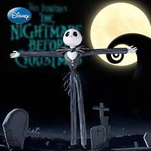 Disney Móc khóa PVC hình nhân vật hoạt hình Jack, Sally, Skellington, được cấp phép chính thức, quà tặng 1 chiếc. - A - Xem 13