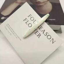 2个奶油色、白色和蓝色波点可爱百搭波浪形发夹，简约发饰 - 彩色 - 查看 5