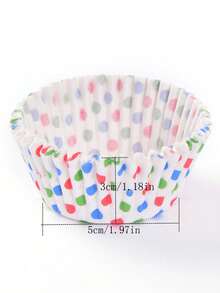 High-Quality Non-Stick Cupcake Liners, Home Baking Paper Cups, Individual Wrapped Muffin Cups In Random Colors (Various Styles May Not Be Fully Displayed In The Image) - View 4
