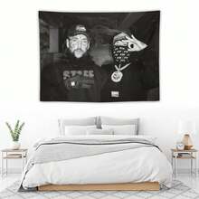 Flag $Uicideboys Music Album Poster Tapestry For Bedroom, Living Room & Dorm Decor Hanging Lightweight - Trắng 1 cái - Xem 3
