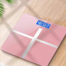 Báscula corporal y de grasa corporal inteligente multifunción, báscula digital de baño con plataforma de vidrio templado ancha, precisa y de dígitos grandes, fácil de leer, báscula electrónica con pantalla LCD, capacidad de 390 libras, adecuada para el hogar, el fitness y el exterior - báscula de peso - Ver 4