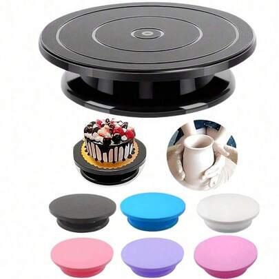 Rotating Turntable, Lightweight And Rotatable Painting Turntable Suitable For Painting, Creative Art, Cake Decoration, Floral Arrangement, Model Making And Other DIY Projects, Multiple Colors Available