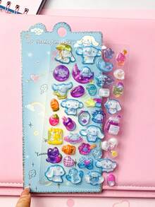 Pegatinas luminosas en relieve con personajes de dibujos animados en 3D, pegatinas de juguete creativas y lindas para niños, al por mayor - Multicolor - Ver 10