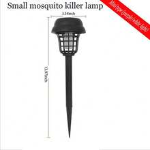 1/2pcs Solar Powered Mosquito Repellent Lamp - Outdoor Mosquito Repelling Light, Suitable For Indoor/Outdoor Garden Patio, With Purple & White Lighting, Waterproof - Mosquito Lamp - View 14