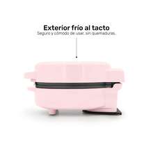 Taurus Lucky Mini Waffle Maker 13cm For Belgian Waffles | Non-Stick, Compact And Easy To Use - US A Type Plug(110-127V) - View 3