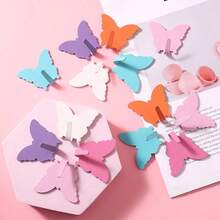 Butterfly Wall Hooks, Strong Adhesive No Drilling Needed, Bathroom Kitchen Door Closet Organizer Hooks, Damage-Free - Multicolor - View 8
