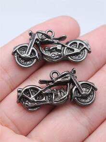 2pcs 34x16x8mm 3D Motorcycle Charms Pendant For DIY Jewelry Making Necklace Keychain Phone Chain Bracelet Making Accessories Handmade Craft Making Findings - Motorcycle - View 8