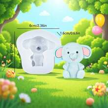 Cartoon Forest Animal Shaped Silicone Candle Decoration Mold - Animal - View 2