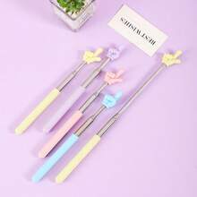 1pc Retractable Pointer Stick, Reading Finger Extendable Pointer, Reading Pointer Teaching Tool, Teacher Pointer - Multicolor - View 4