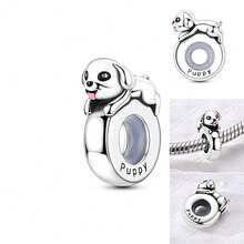 Charm Dog Clasp Charm Universal Buckle Animal Rubber Stopper Beads Fit Bracelet Diy For Woman Jewelry - Gold Or Silver - View 18