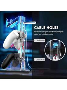 游戏手柄收纳支架，兼容/PlayStation 5/X1主机/Switch Pro手柄，游戏配件，打造你的游戏堡垒，游戏手柄支架，PlayStation 4/5游戏手柄支架，游戏手柄配件 - 彩色 - 查看 9