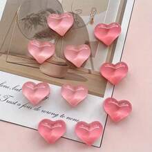 Bộ 10/5 nam châm hình trái tim dùng cho tủ lạnh - Nhãn dán trang trí đa năng cho nhà bếp, bảng trắng văn phòng, tủ và máy rửa chén - Đồ trang trí nhà cửa và quà Giáng sinh. - Nhiều màu - Xem 11