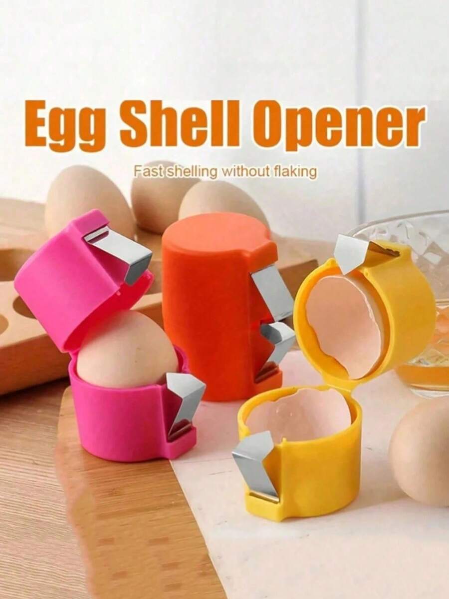 1个鸡蛋分离器/切蛋器，方便的早餐和晚餐用品，派对必备品 - 彩色 - 查看 1