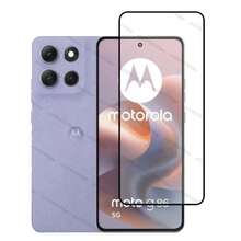 适用于 Moto G86/G86 Power 5G 的二合一钢化玻璃膜，9H 硬度，防震屏幕保护膜 + 摄像头镜头保护膜，全方位保护，春季复活节礼物 - Moto G86 - 查看 5