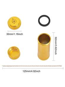Mini Portable Metal Alcohol Lamp, Outdoor Adventure Alcohol Lamp - Gold - View 15