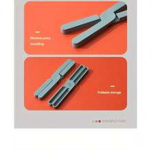 Multifunctional TPR Kitchen Heat Insulation Mat - High Temperature Resistant Non-Slip Pot Holder, Foldable Tabletop Placemat With Cross Design Cup Holder - View 11