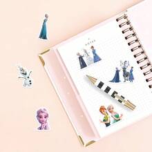 55 Frozen Stickers, Frozen Party Favors, Cartoon Stickers, Anna Cartoon Stickers, Olaf Cartoon Stickers, Kristoff Cartoon Stickers, Sven Cartoon Stickers, Waterproof Stickers, Stickers, Can Be Used For Books, Diaries, Phone Cases, Laptops, Tablets, Water Bottles, Suitable As Holiday, Birthday Gifts Or Reward Stickers, Gift Decorations - Multicolor - View 5