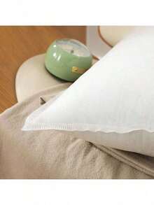 2 pcs Inserc de Almohada con  Rellenos de Almohada Inserc de Almohada de 45 x 45cm Núcleo de Almohada para sofá Cama Blanco cuadrado tela no tejida - Blanco - Ver 4