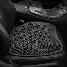 2026 1PC Gel Seat Cushion Honeycomb Design Breathable Ergonomic Support Pad For Car Office Machine Washable - svart-ny - Visa 11