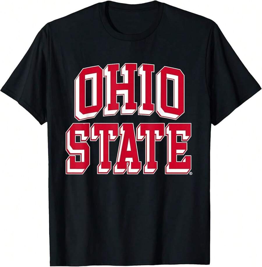 Ohio State Buckeyes Vintage Block Officially Licensed T-Shirt - màu đen - Xem 1