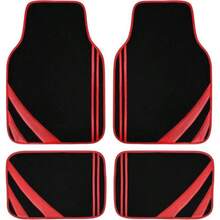 4pcs Car Floor Mats, Minimalist Design, Absorbent Anti-Slip, Washable, Fashionable Interior Protection, Suitable For Sedans, Hatchbacks And SUVs, All Season, Ideal For New Drivers, New Year Gift, 2D Flat - A - View 10