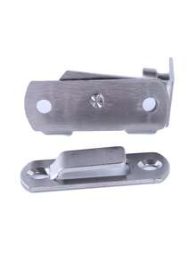 90 Degree Stainless Steel Door Latch, Straight Angle Sliding Door Bolt, Bathroom Folding Insert Lock - Multicolor - View 6