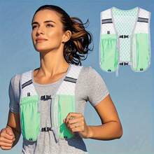 1pc Backpack Cycling Running Casual Small Backpack, Breathable Waterproof Running Vest Water Bottle Phone Backpack - Multicolor - View 12