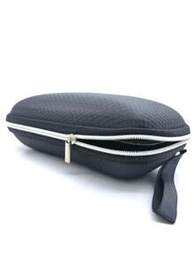 1件 2026 休闲 Tritan（涤纶）女士时尚眼镜 - 黑框灰片 - 查看 6