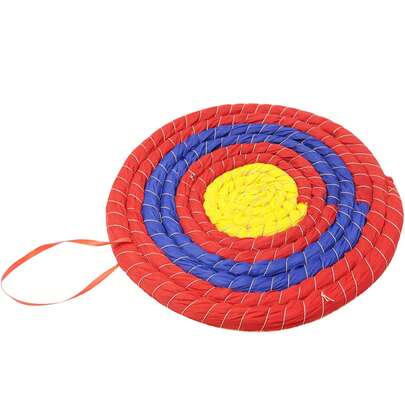 1pc Outdoor Hunting Archery Equipment Archery Target, Prop Imitation Ancient Straw Target, Woven Bow And Arrow Shooting Target For Outdoor Shooting Training Or Competition Entertainment, Suitable For Indoor And Outdoor Use, Can Be Hung