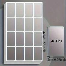 320/160pcs Waterproof PET Self-Adhesive Labels, Multi-Purpose Removable Chalkboard Labels Suitable For Containers, Jars, Kitchen Storage, Jewelry Display And Packaging - Multicolor - View 9