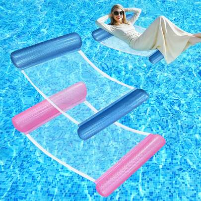 1pc Inflatable Pool Bed Mattress, Pool Floating Chair, Pool Party Seat Floats, Suitable For Adults Summer Sunbathing, Beach, Swimming Pool Party