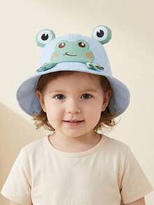 Mũ cho bé hình ếch dễ thương từ 3-36 tháng, mũ xô nhẹ che nắng mùa xuân và mùa thu cho bé đi chơi, mũ chống nắng cho bé trai và bé gái. - 1PC - Xem 13