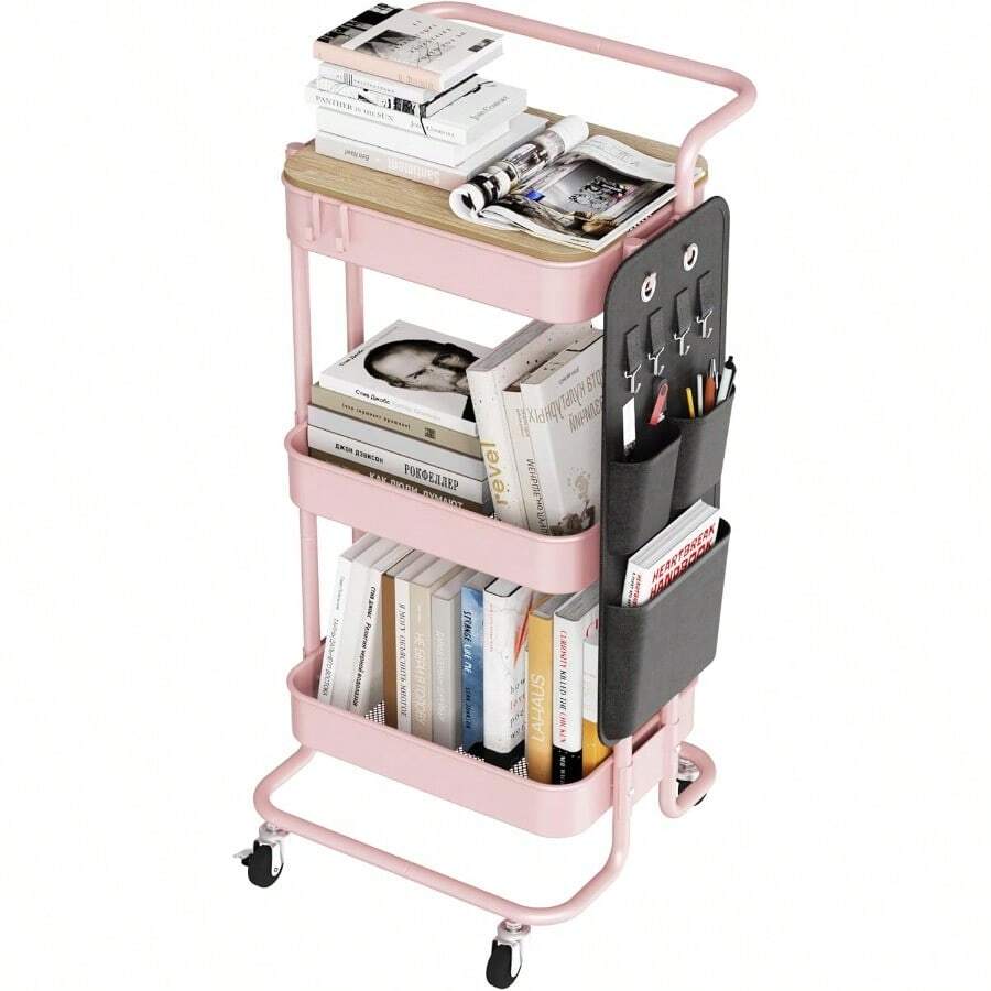 Storage Carts - Pink - View 1