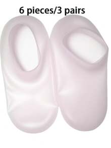 1/3 đôi tất dưỡng ẩm bằng gel silicon giúp chăm sóc bàn chân, ngăn ngừa nứt nẻ, loại bỏ tế bào chết, bảo vệ và tăng độ đàn hồi cho bàn chân. - Nhiều màu - Xem 19