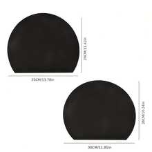 1pc TPU Non Slip Wear Resistant Japanese Cutting Board, D Shaped Semi Circular Double Sided Design, TPU Material, Modern Kitchen Countertop Style, D Shaped Pattern, Double Sided Vegetable Chopping Board For Home Kitchen Daily Use - 1PC - View 3