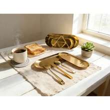 1pc Elegant Gold Cake Stand, Suitable For Wedding And Birthday Party Occasions - Multicolor - View 2