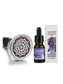 1 Set, Car Diffuser Pendant, Car Clip-On Fragrance Oil Diffuser, Car Air Vent Clip Air Freshener, Includes 10 Mixed Aroma Pads, New Model, Gift, Car Diffuser + Essential Oil Set, Birthday/Graduation Gift - Multicolor - View 31