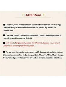 Tablero de carga solar USB portátil para exteriores, diseñado para viajes y campamentos, panel de carga solar móvil, adecuado para cargar varios dispositivos, fuente de alimentación de emergencia (batería no incluida) - Multicolor - Ver 13