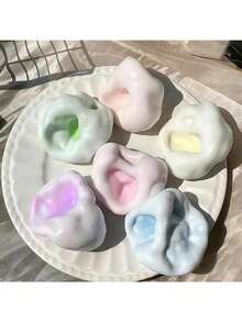 1 món đồ chơi bóp mềm Mochi siêu vui nhộn giúp giảm căng thẳng, quả bóng Mochi đàn hồi từ từ bật trở lại và đổi màu, quả bóng Mochi thủ công, đồ chơi mới lạ phù hợp để khen thưởng trong lớp học, giải trí văn phòng, tiệc sinh nhật, ngày lễ, món quà hoàn hảo cho Lễ Tạ ơn, Lễ Phục sinh, Halloween, Giáng sinh. - phong cách ngẫu nhiên - Xem 5